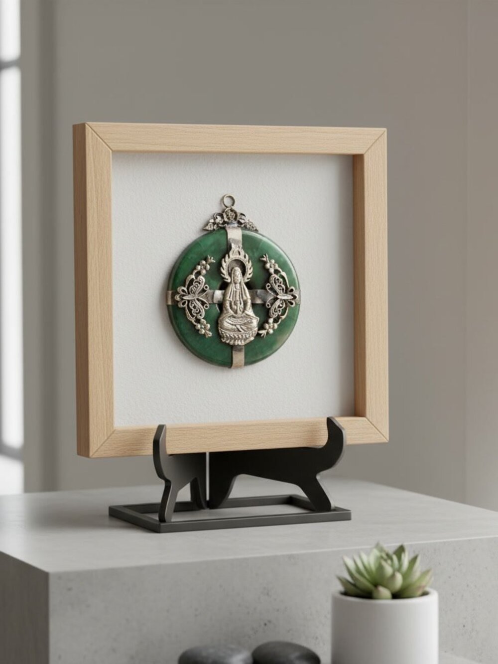 Antique Buddha Pendant - Vintage Home Decor